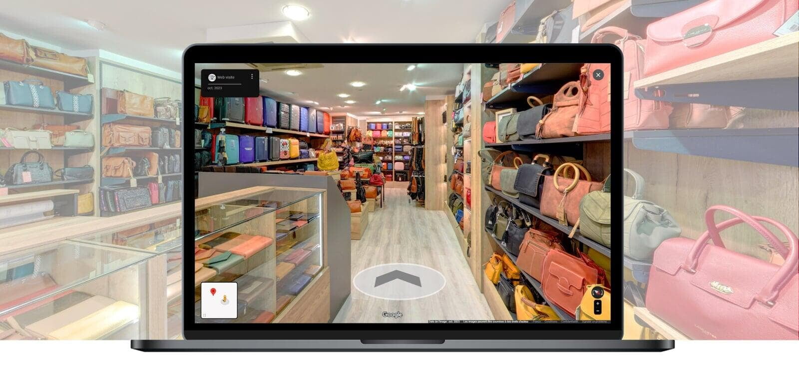 visite virtuelle google commerce webvisite